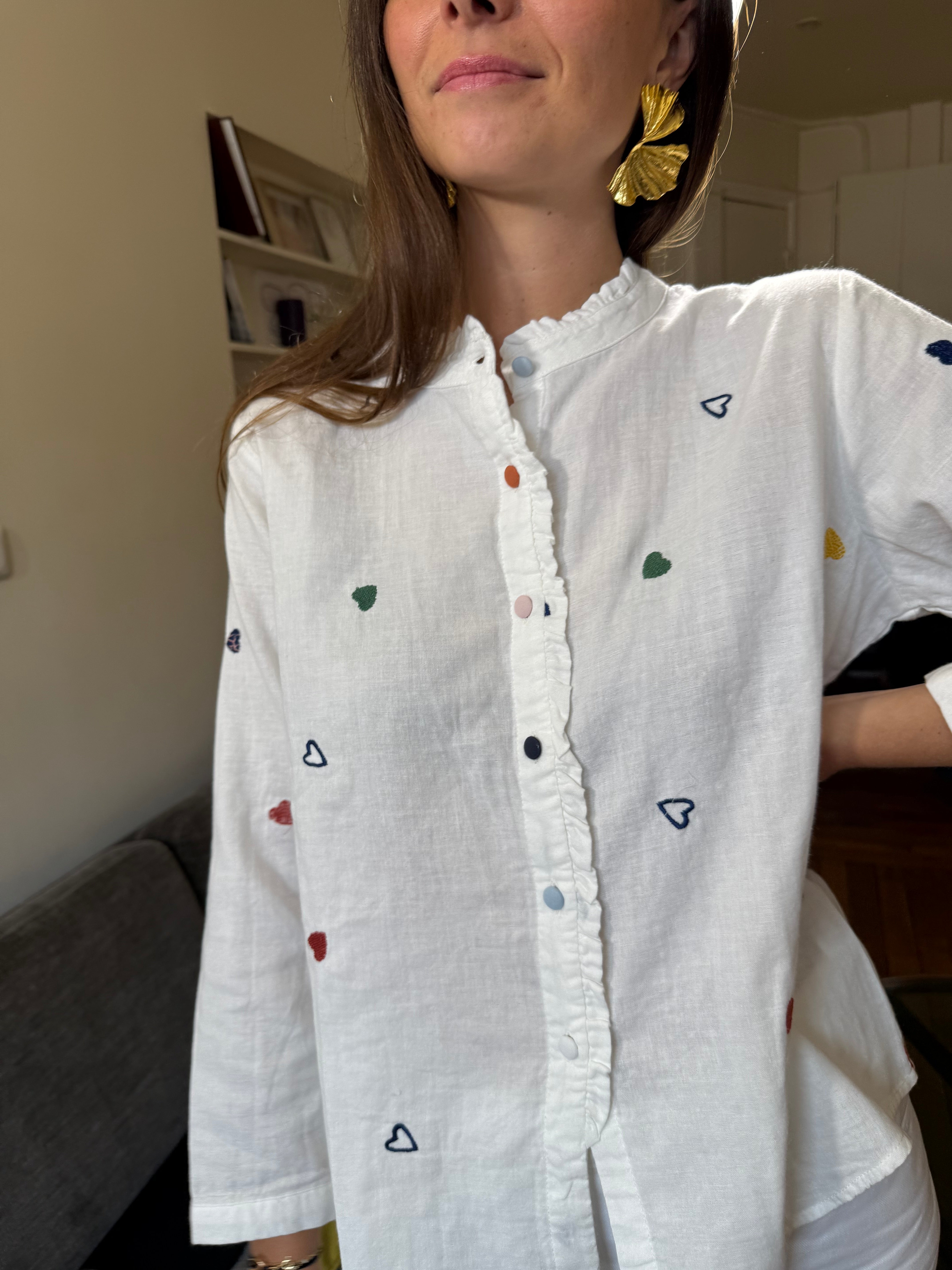 Chemise Coeur 2 coloris