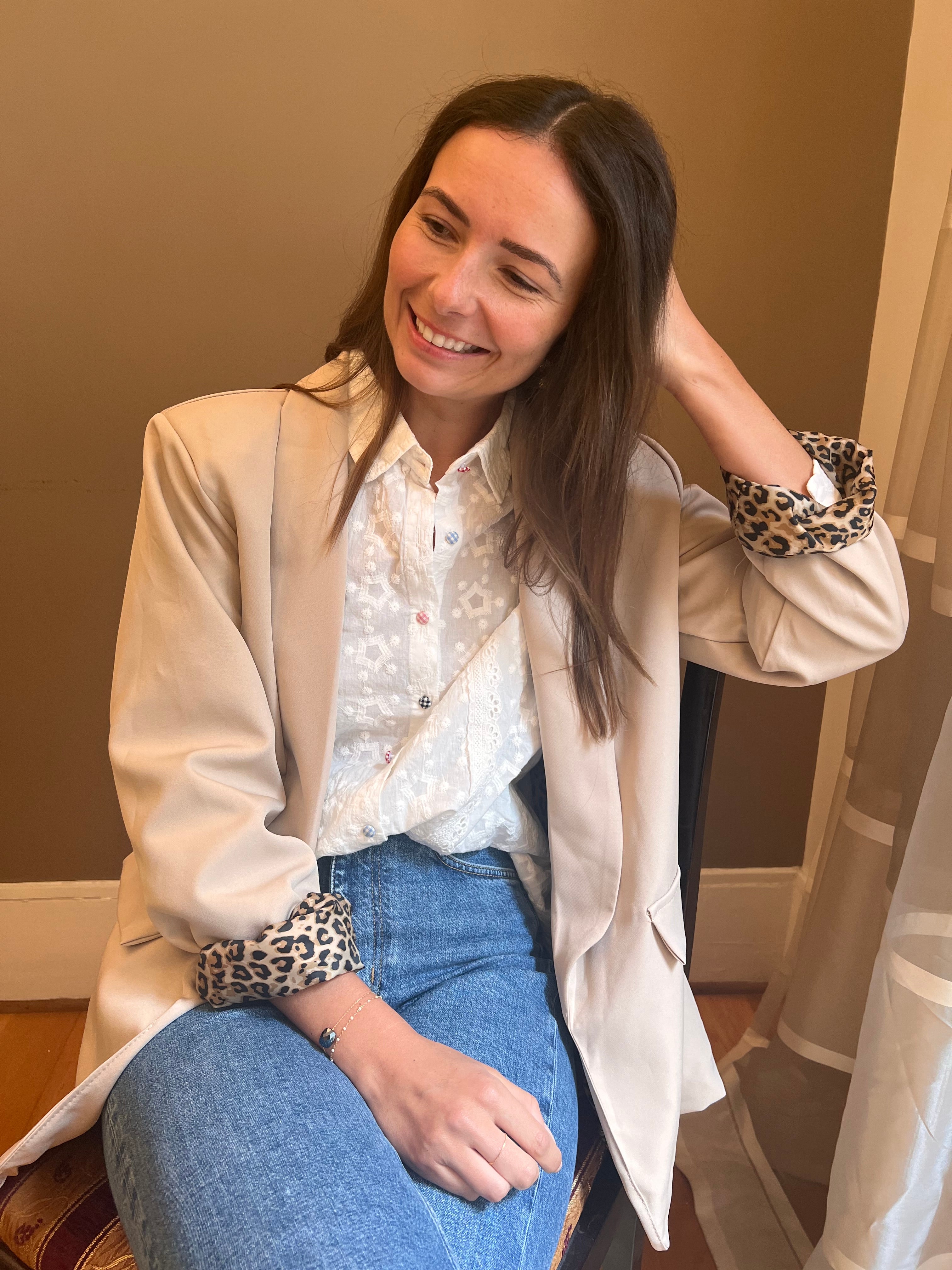 Blazer Ninoa TAILLE UNIQUE DU 34 AU 44