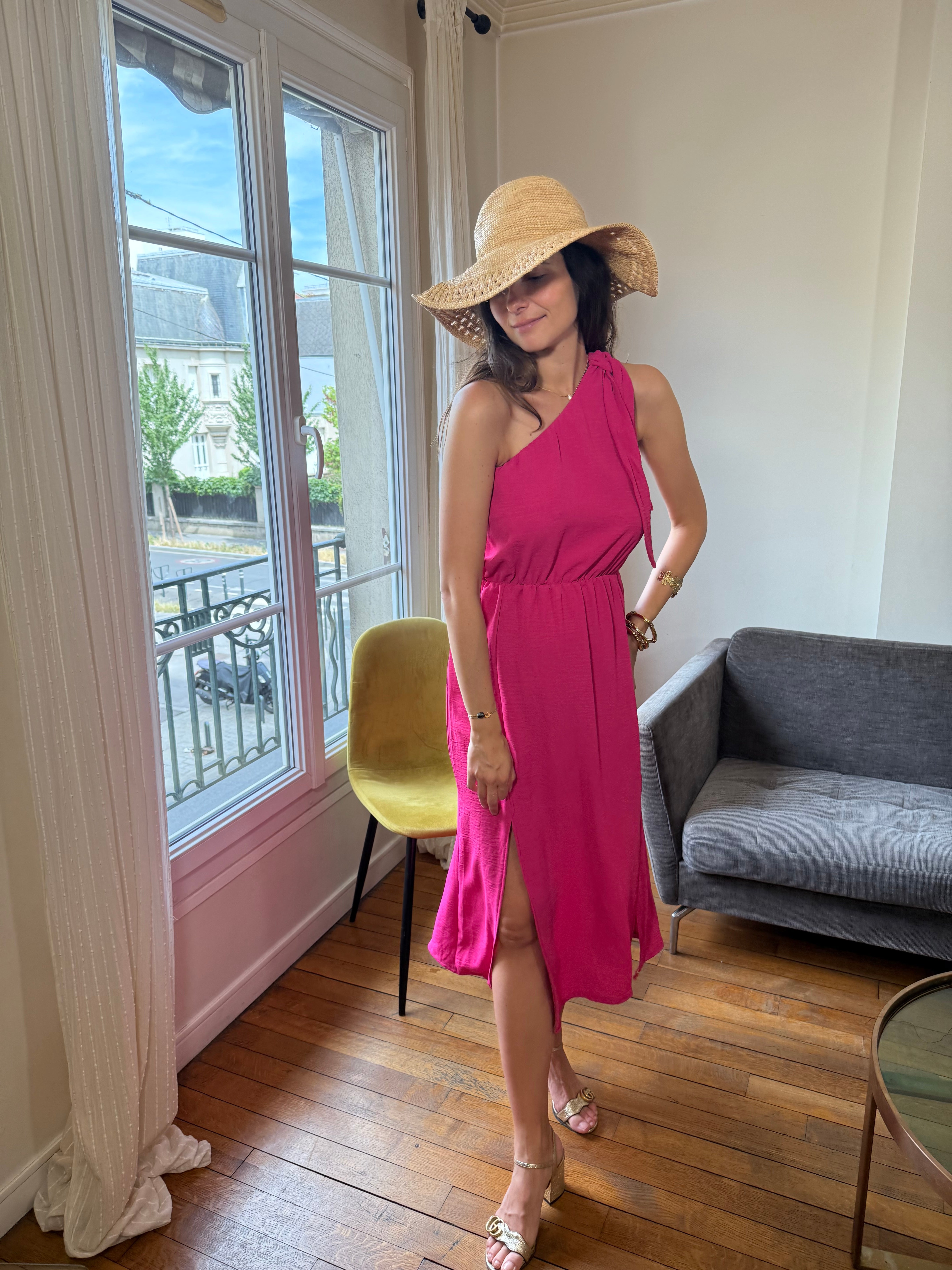 Robe Lilia fushia
