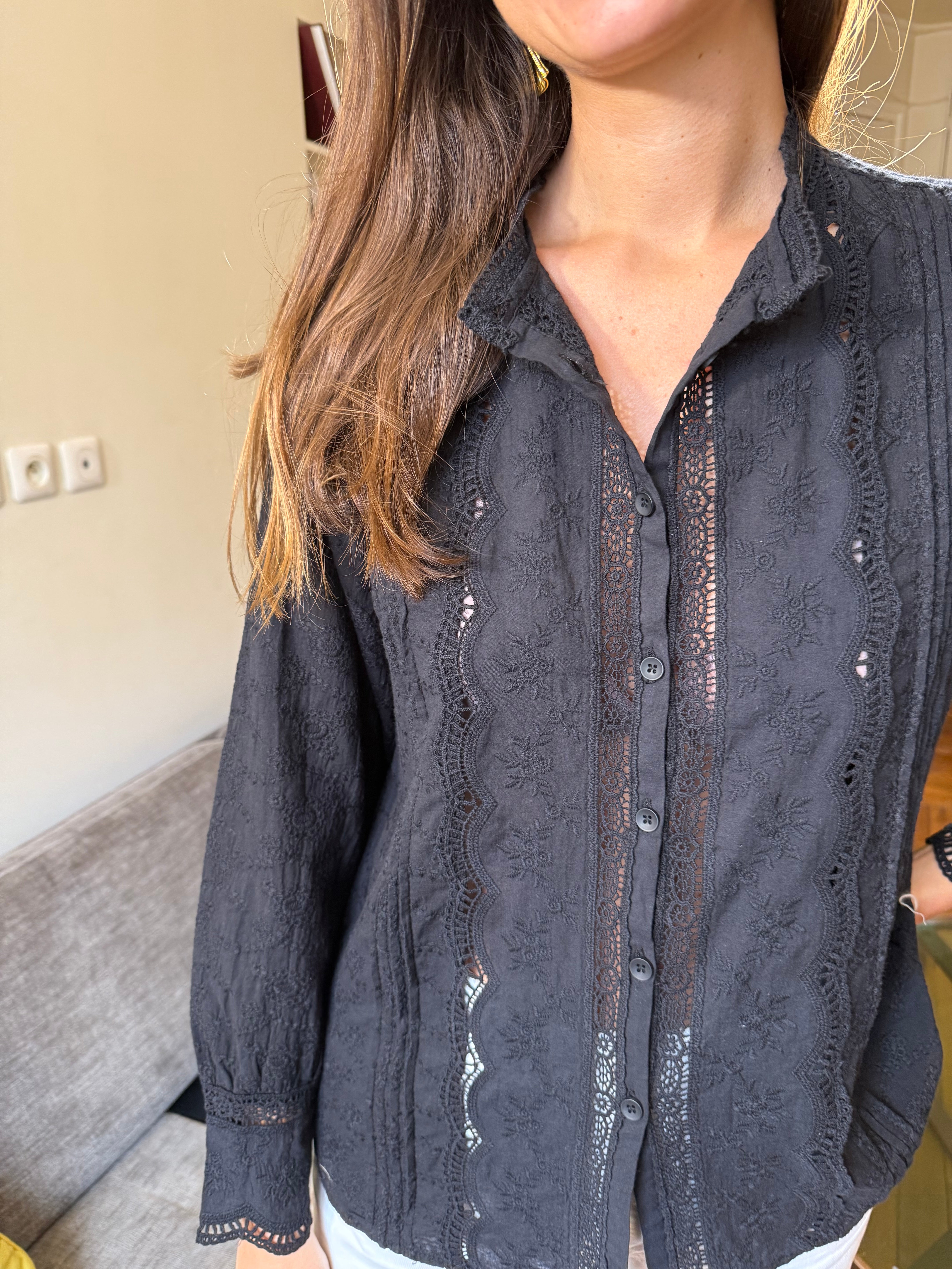 Chemise Nanie Noir