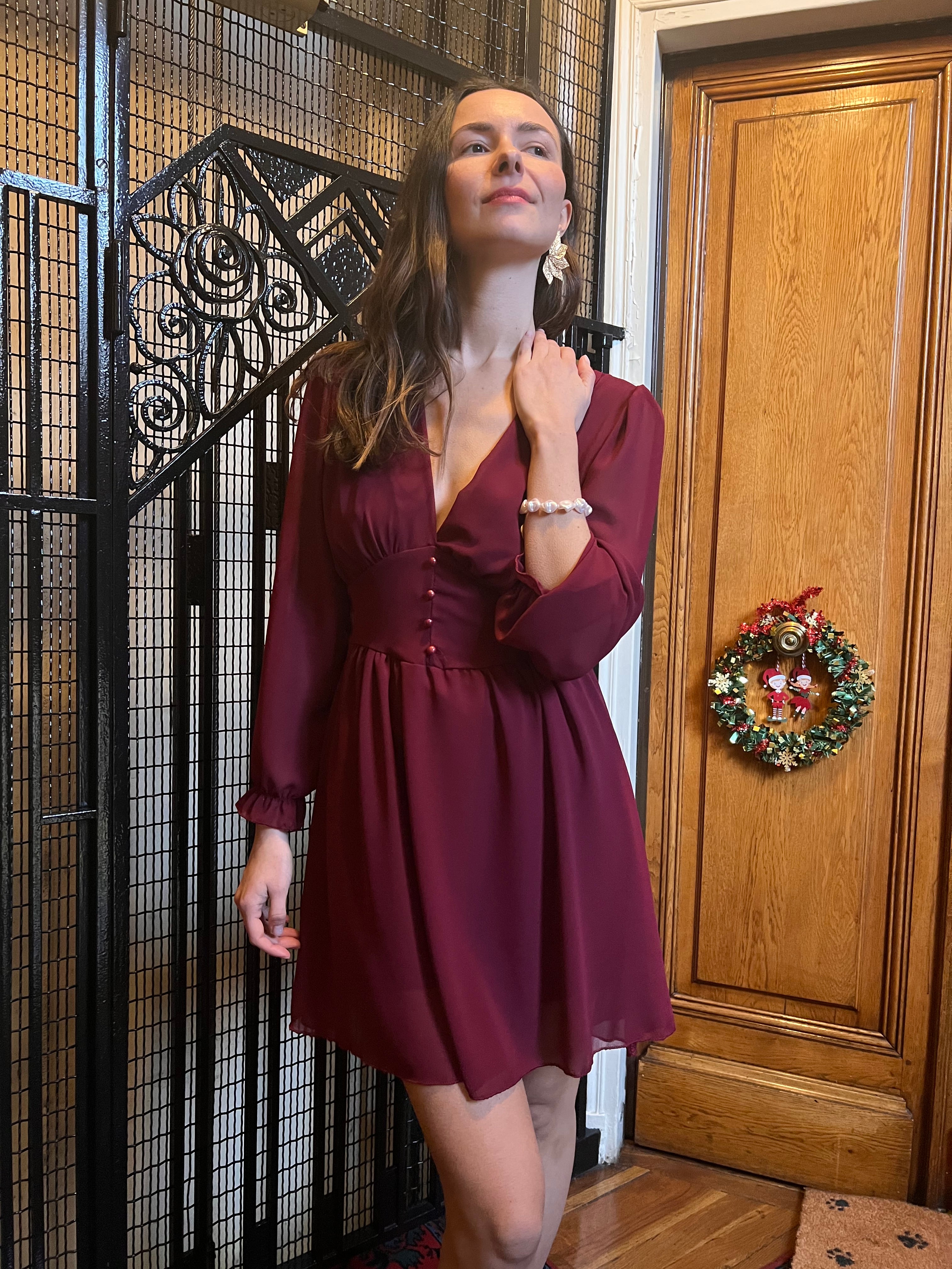 Robe Lolie bordeau