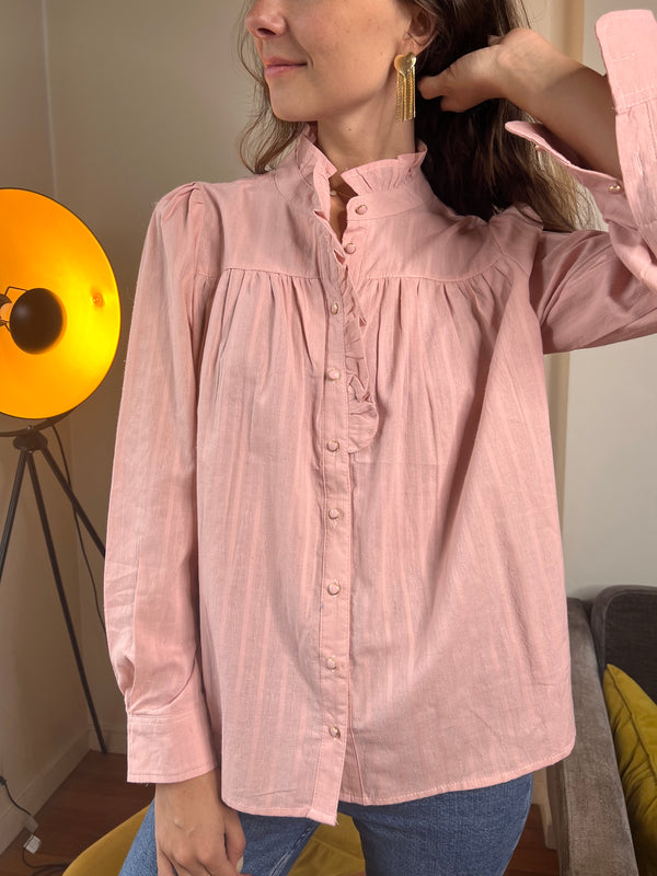 Chemise Cassandre Rose