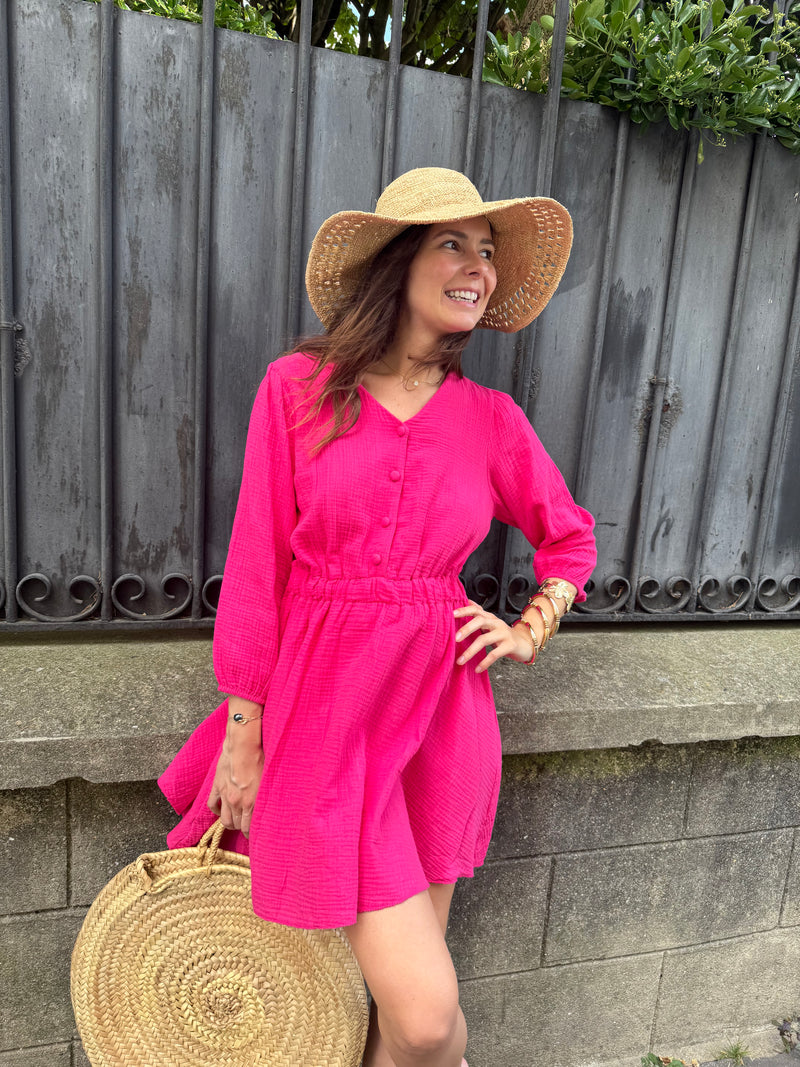 Robe Laya fushia