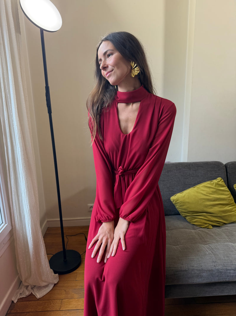 Robe Madison bordeaux