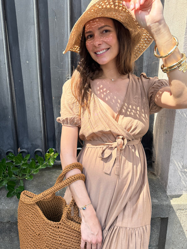 Robe Mila camel